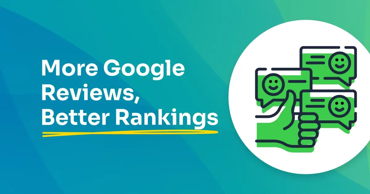 A Google review management dashboard showing star ratings and reputation analytics