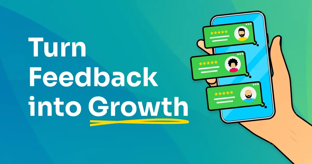 A business owner viewing customer feedback reports and review analytics on a dashboard